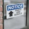 Signmission Parts And Service (Up Arrow) Sign With Symbol, 5 in W x Rectangle, Vinyl Decal OS-2PACK-NS-D-35-L-17137 - alternate 5
